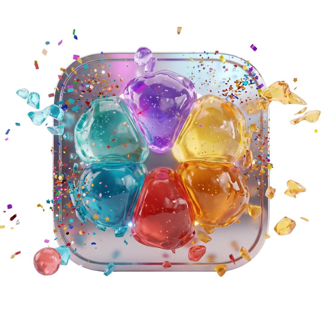 Happy Few app icon with confetti